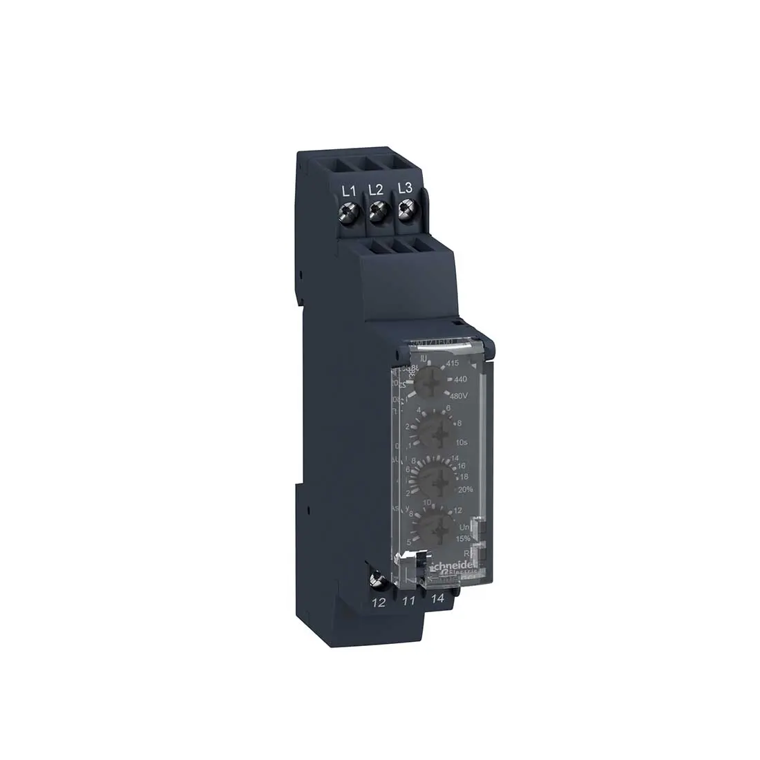 شنايدر - ريلي تحكم - Voltage control relay RM17-U - range 65..260 V AC