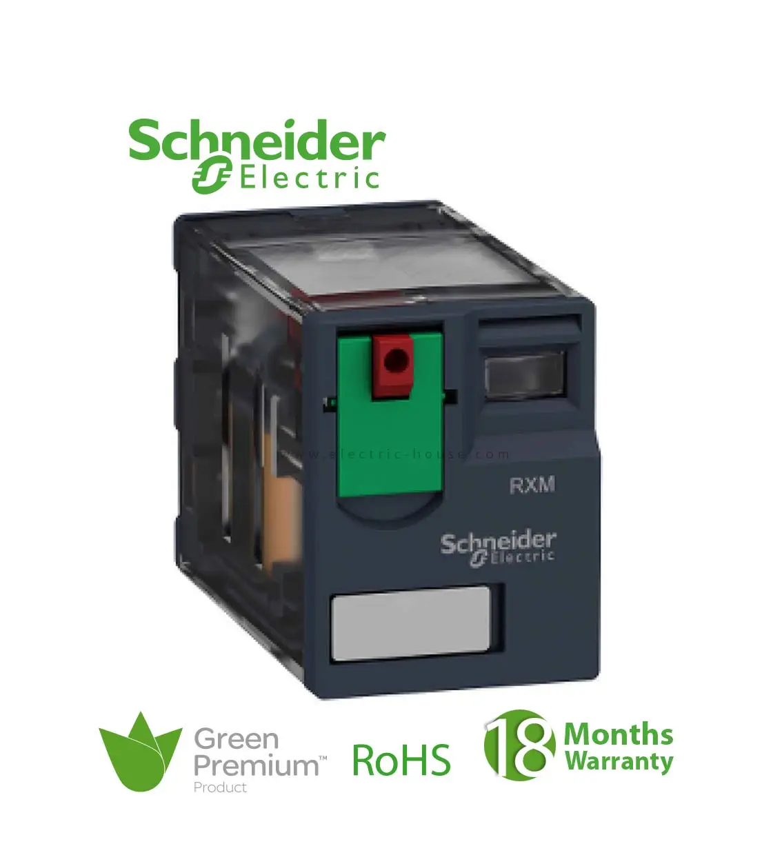 شنايدر - قاطع تحكم - Zelio RXM 4 C/O 120 V AC 6 A