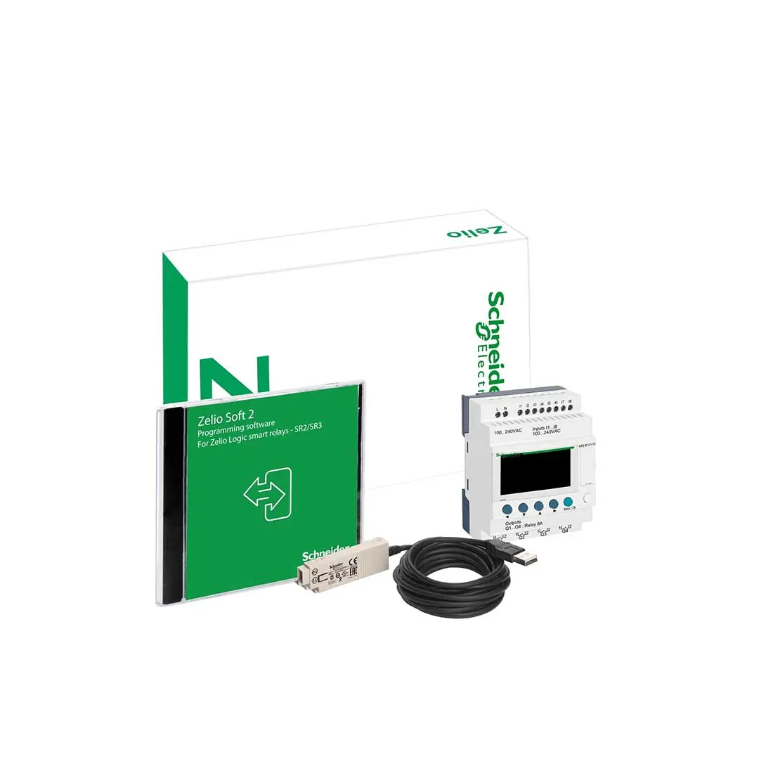 شنايدر - ريلي - Zelio Logic - “discovery” pack - 12 I O - 100..240V AC