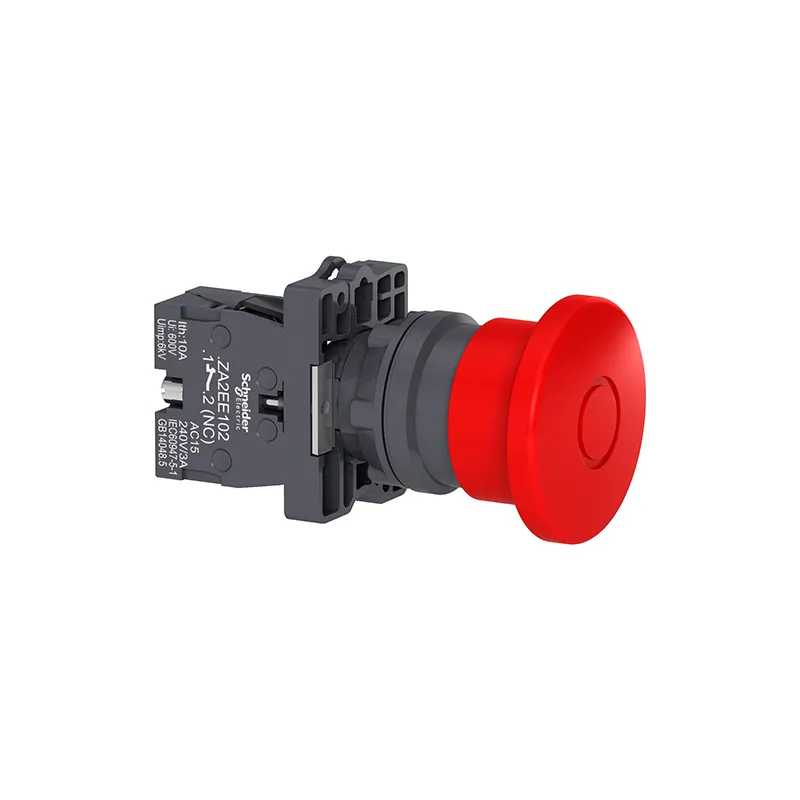 شنايدر - مفتاح طوارئ - أحمر - Push-Pulll 1NC