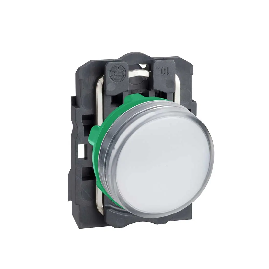 شنايدر - لمبة بيان أبيض - Ø22 plain lens with integral LED 230...240V