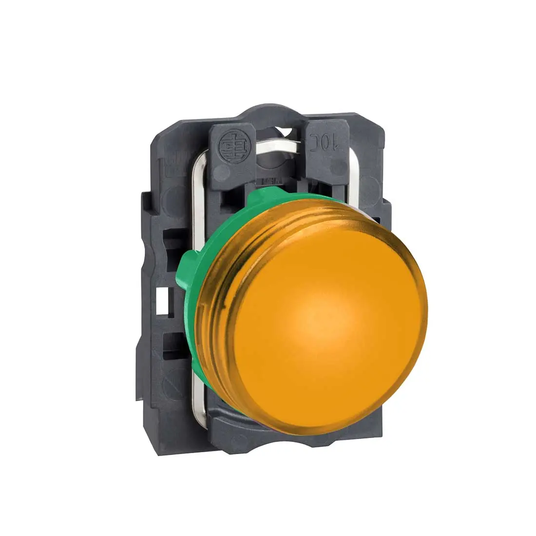 شنايدر - لمبة بيان برتقالي - Ø22 plain lens with integral LED 230...240V