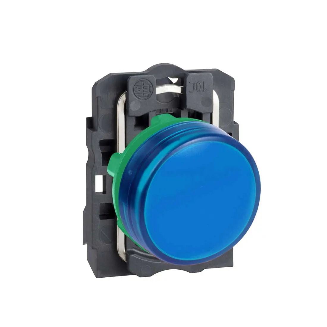 شنايدر - لمبة بيان - أزرق - Ø22 plain lens with integral LED 230...240V