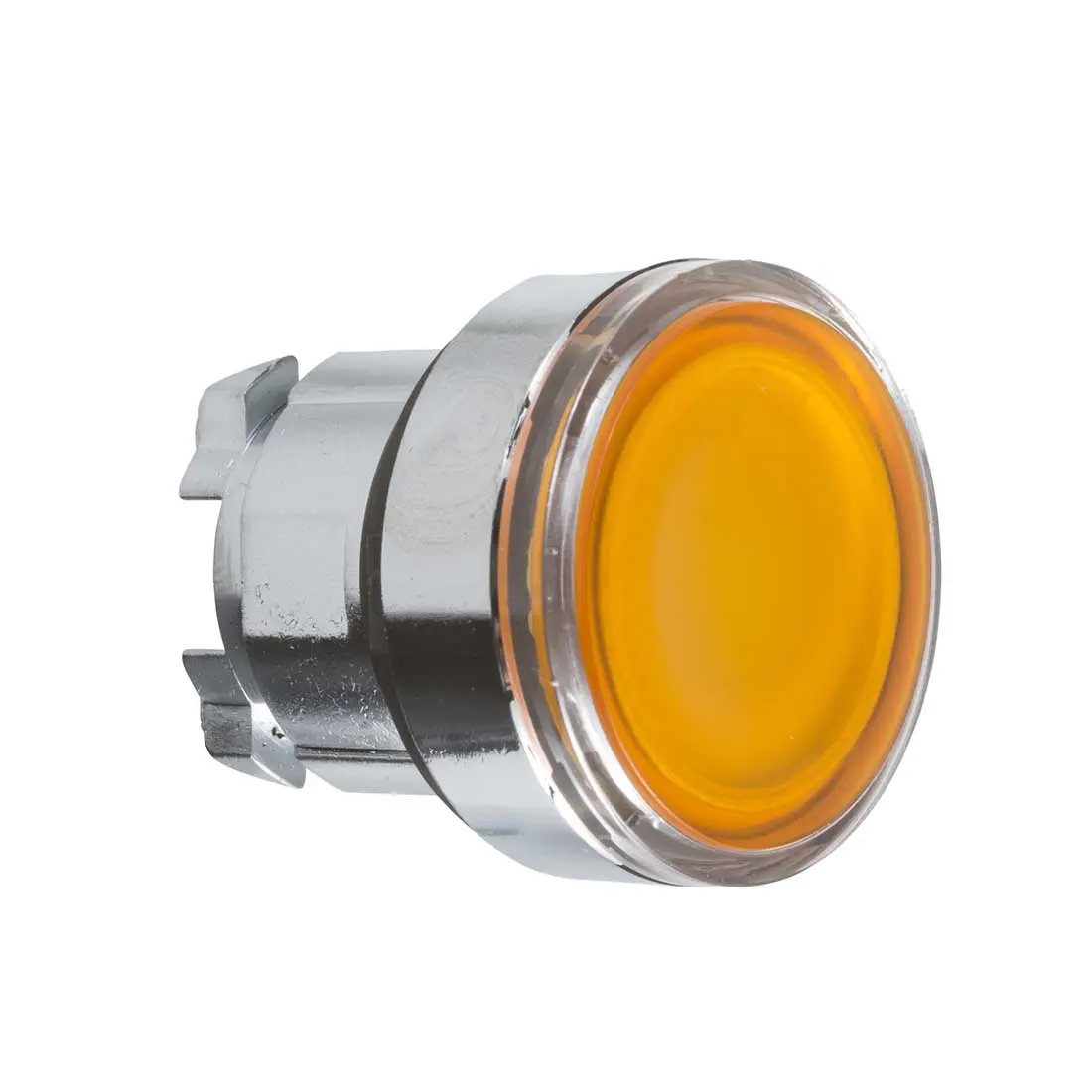 شنايدر - مفتاح تحكم ضغط برتقالي - Ø22 spring return for integral LED