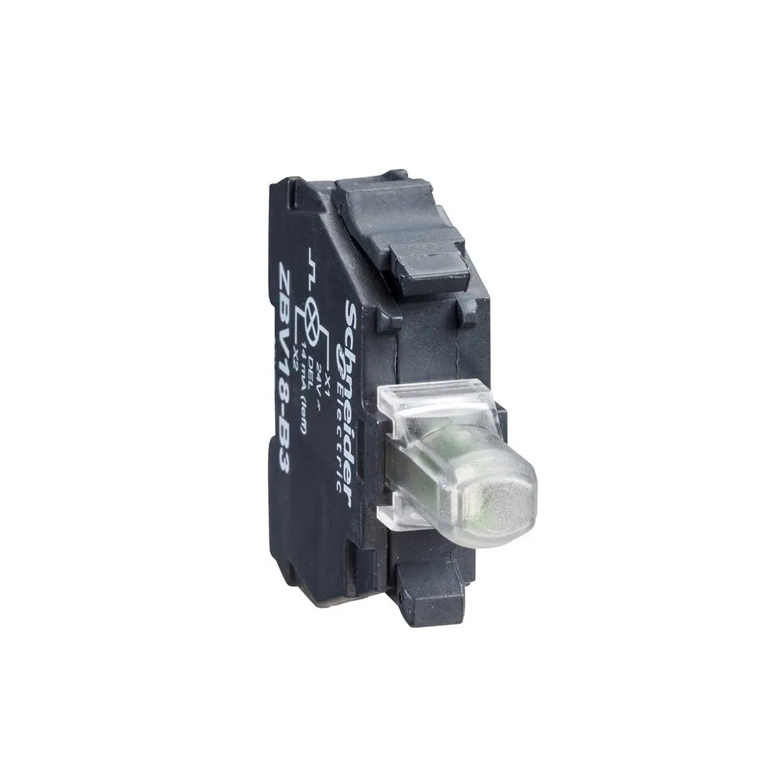 شنايدر - إكسسوار مفتاح ضغط - Ø22 integral LED 24 screw clamp terminals