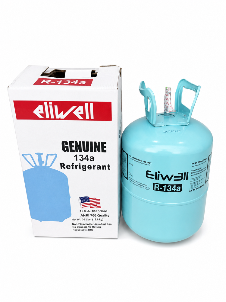 eliwell غاز تبريد R-134a – أسطوانة 13.6 كجم (30 رطل)