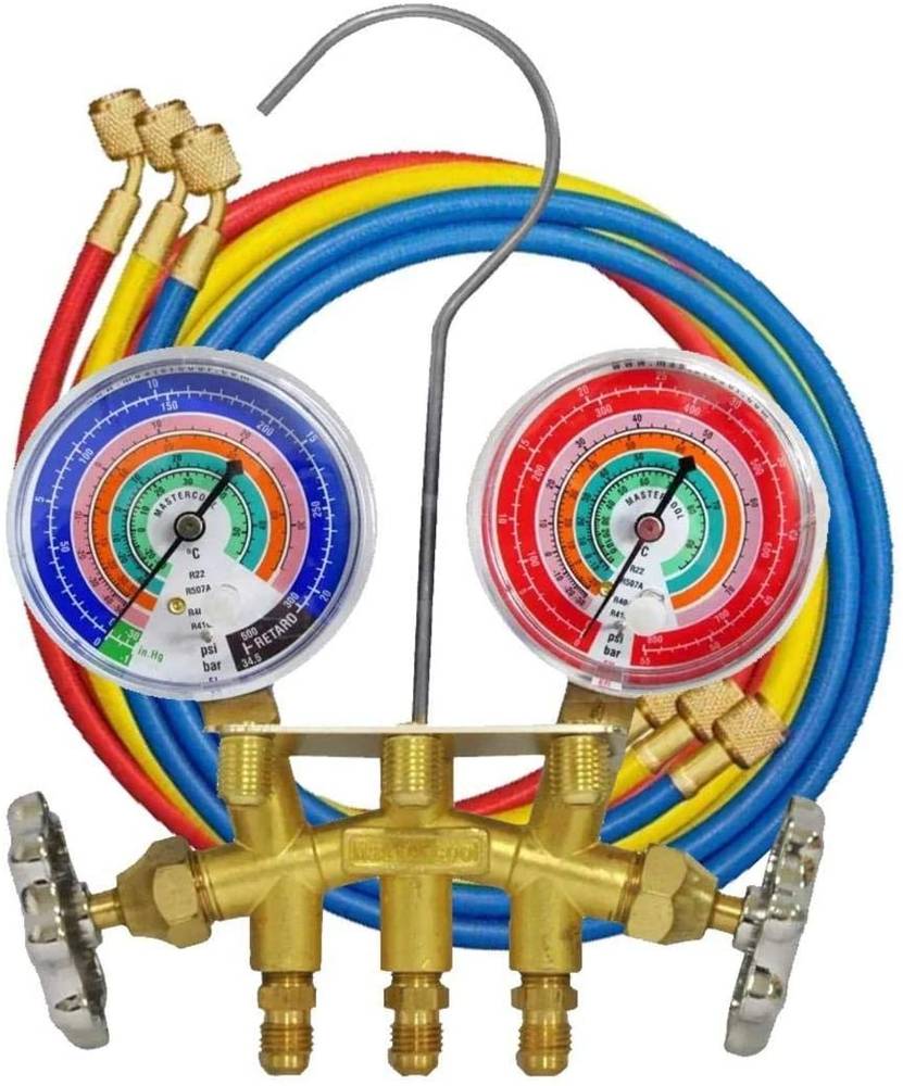 طقم ساعة ماستر كول مع مجموعة ليات فريون R-410A / R-22