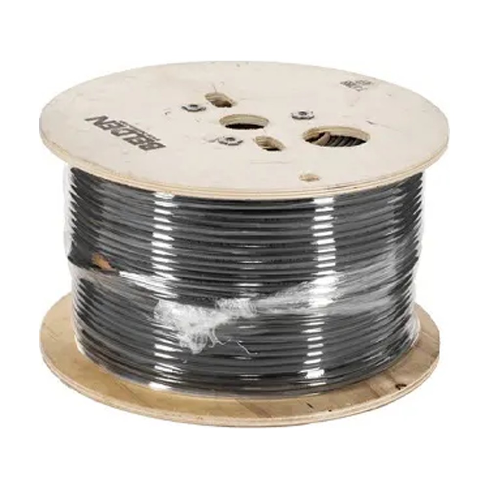 بلدن - كيبل تحكم - 2 خط - مقاس 16AWG - لون أسود - 305 متر/اللفة - CU/PVC/FS/PVC