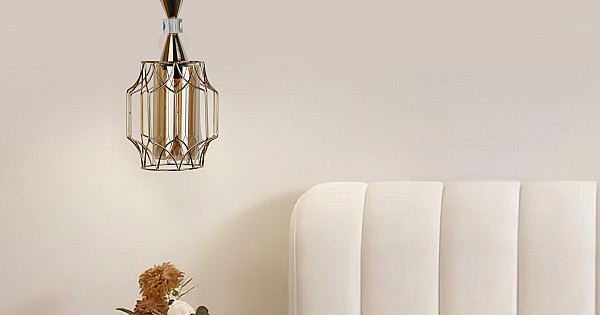 علاقي مودرن مفرد ذهبي E27*1L