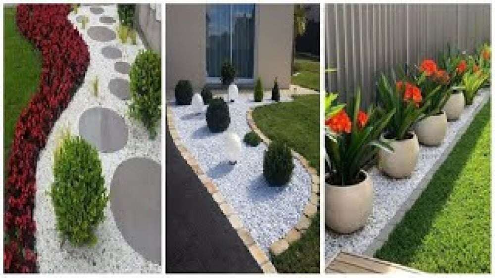 حجر زينة أبيض مطفي متوسط 3-5 سم 10 كجم