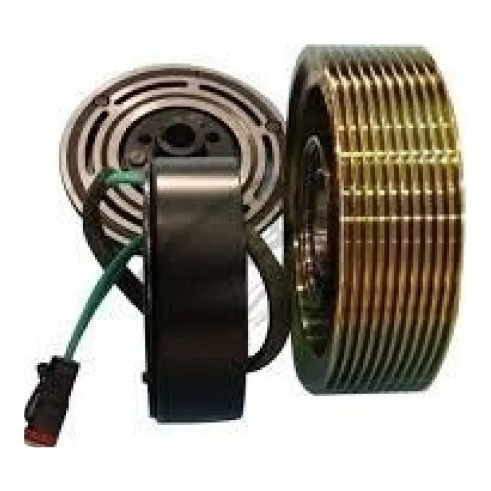 #12514C كلتش كمبروسر ساندن 709  و15 8 خط 24 فولت / CLUTCH ASSEMBLY SCANIA MAN SD-709 SD7H15 8 PK 24V AB-7059