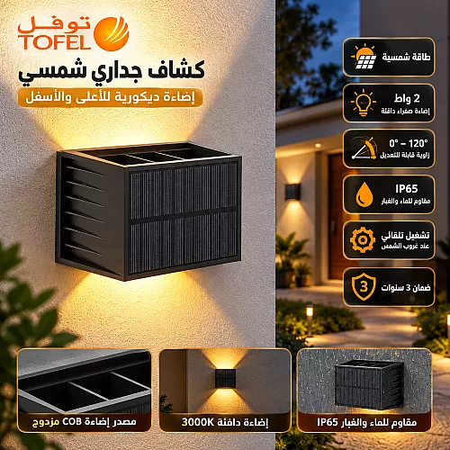 فيش ثلاثي مع منفذ يو اس بي USB لون اسود حجري توفل
