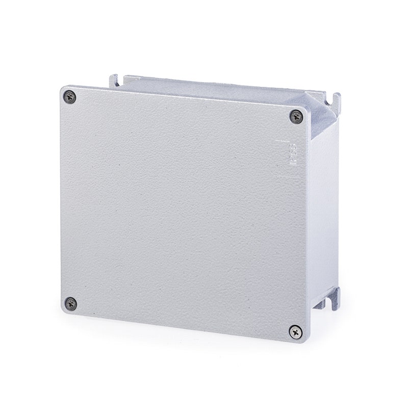 سكامي - صندوق تقاطع، IP66/IP67/IP69، IK08، 192x168x80mm، ألمنيوم مسبوك، رمادي