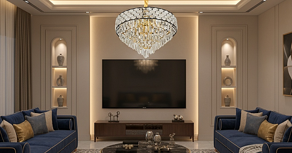 علاقي مودرن اسود + ذهبي E14*9