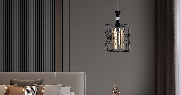 علاقي مودرن اسود E27*1