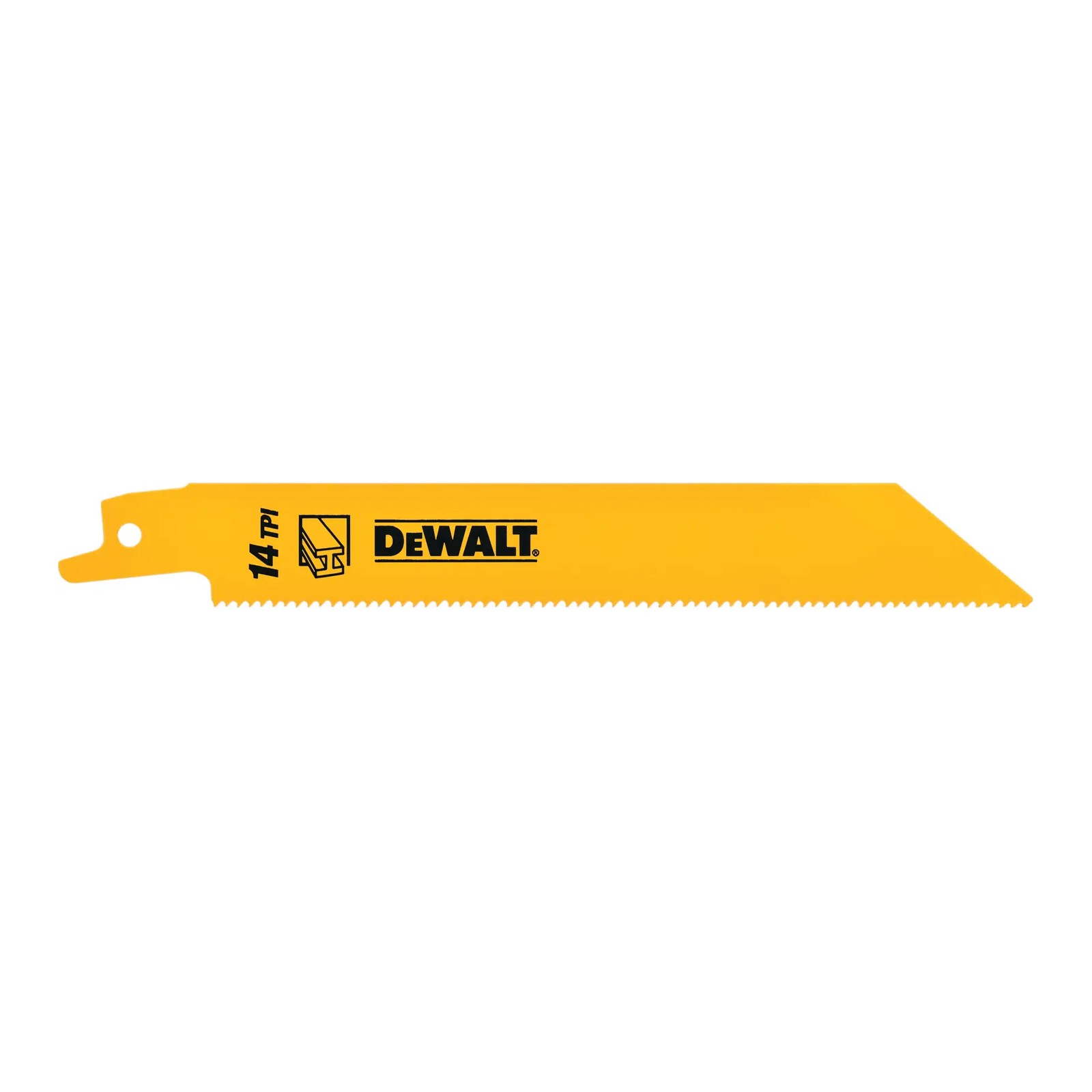 شفرة منشار ترددي DeWalt موديل DT2361 مقاس 152 مم حديد 3–8 مم