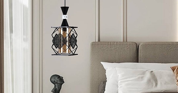 علاقي مودرن اسود E27*1