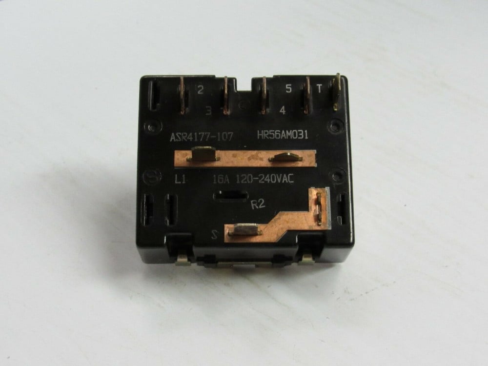 05719A#  مفتاح مكيف شباك امريكي / GE ROTARY SWITCH ASR4177-107 HR56AM031 16 AMP A 16A 120/240VAC