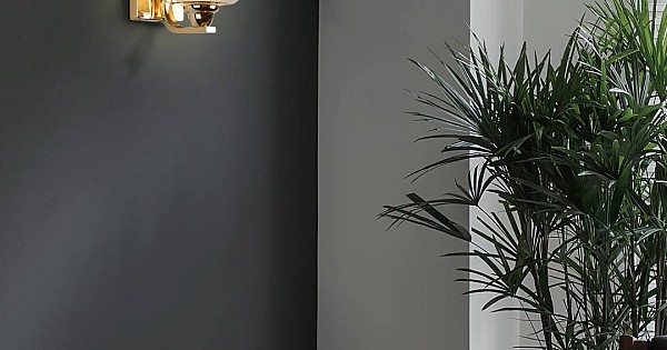 إضاءة بيم إيزي جدارية مفرد مودرن ذهبي E27