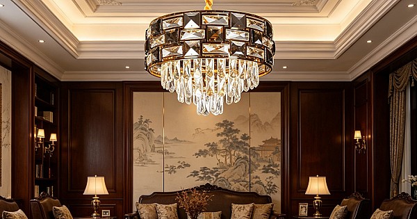 علاقي مودرن ذهبي E14*5