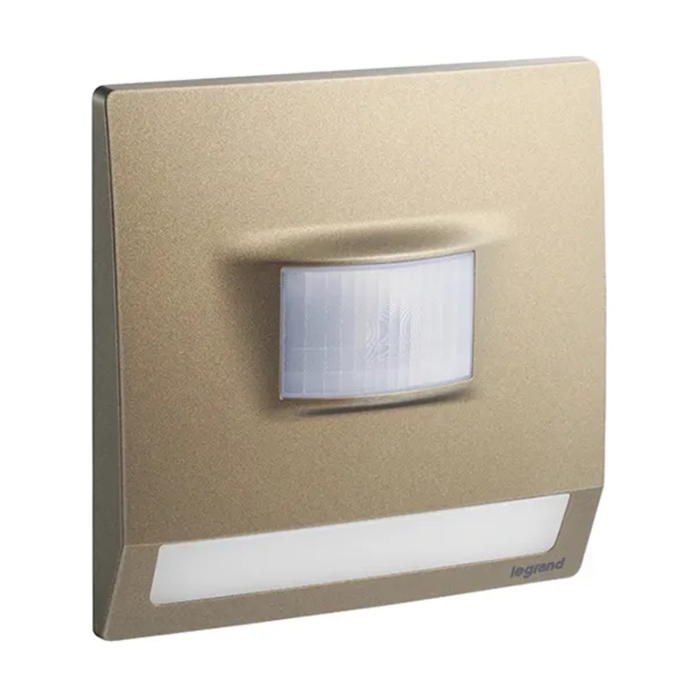 ضوء الدرج مع كاشف حركة Mallia Senses ليجراند مفرد 100-250V 230V Dark Bronze