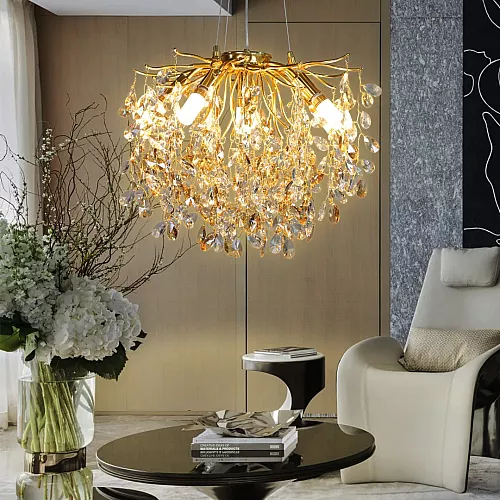 ابليك حائط جداري مودرن فضي مع رمادي مع شفاف ثنائي E14*2L