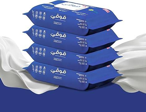مناشف مطهرة لتنظيف الأسطح قوفي 50 منشفة