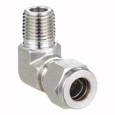 وصلة كوع خارجية معدنية هام ليت 769L SS 1/2 × 3/8 بوصة