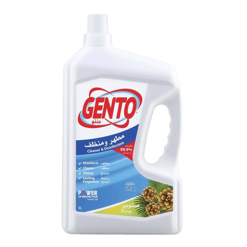 جنتو مطهر و منظف أرضيات 3L عود