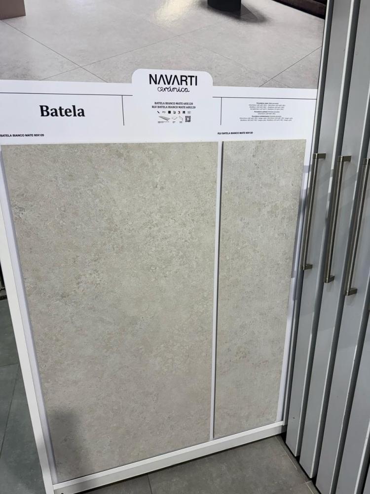 بورسلان مظهر حجري أبيض Navarti Ceramics Batela Bianco