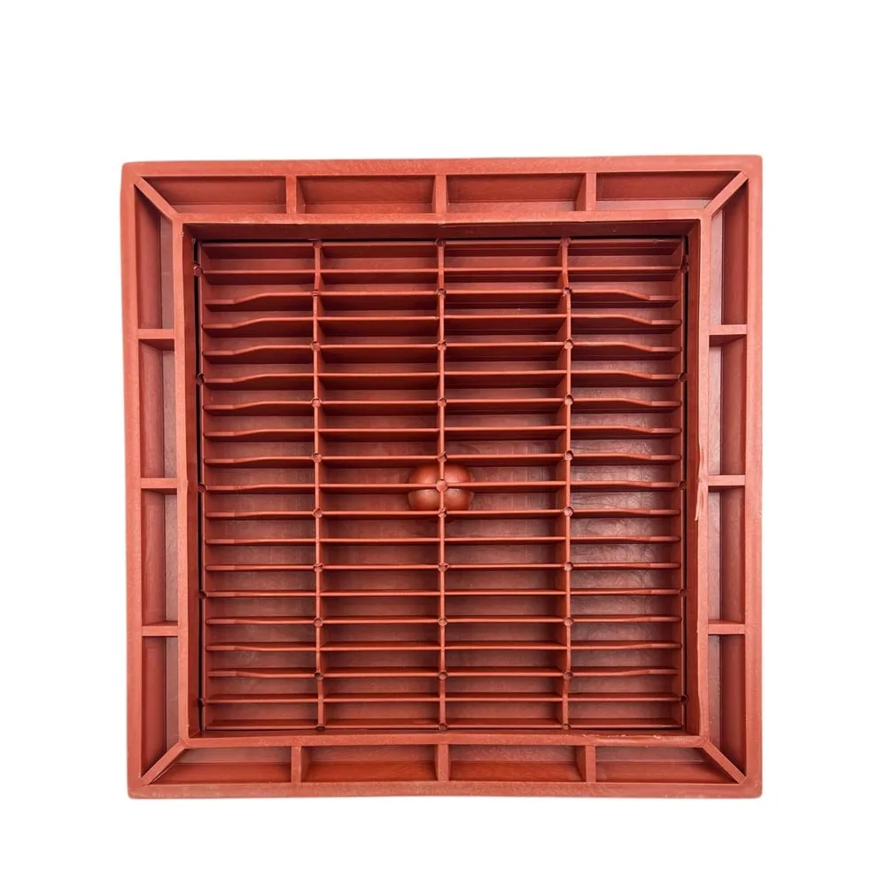 غطاء تفتيش بلاستيك 70×70 احمر