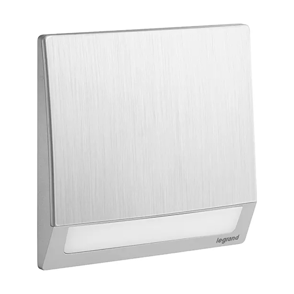 ليجراند - ضوء الدرج Mallia Senses، مفرد، 100-250V، 230V، Brushed Aluminium