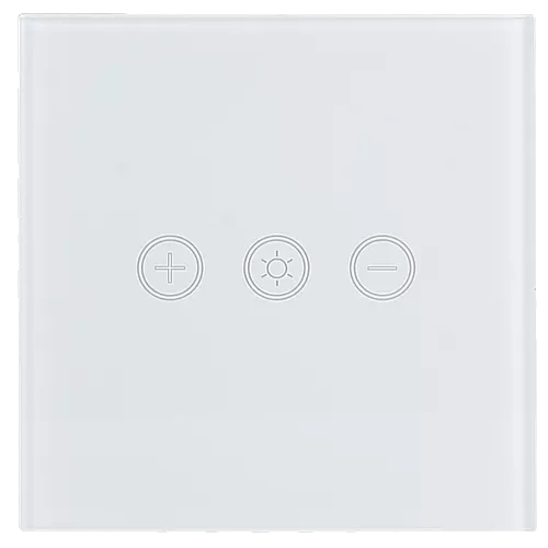 مفتاح لمبة دايمر جداري ذكي ابيض تحكم عن بعد WiFi سهل الاستخدام يعمل باللمس تحكم بالجوال متوافق مع اليكسا وجوجل هوم
