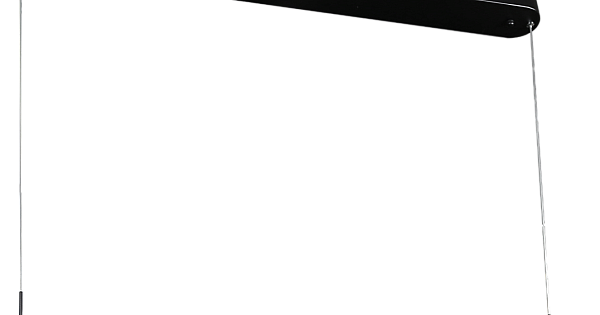 علاقي مودرن مقاس 24*30 سم اسود لون الانارة 3 اضاءات واط 105