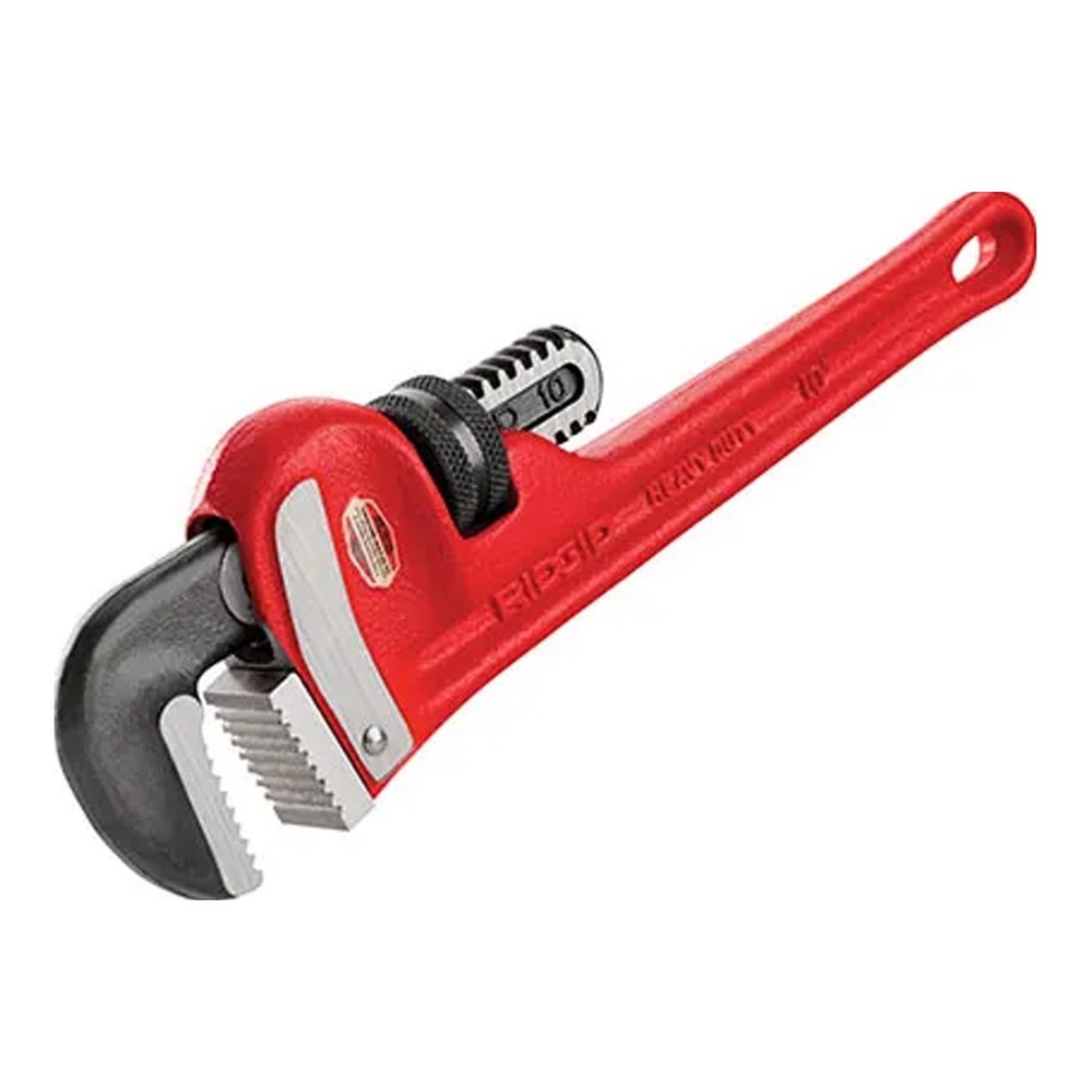 مفتاح ربط الأنابيب المستقيم Ridgid 10 بوصة