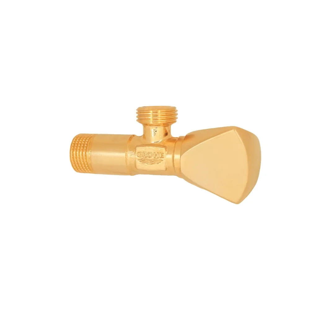 محبس زاوية ذهبي لامع  GROHE