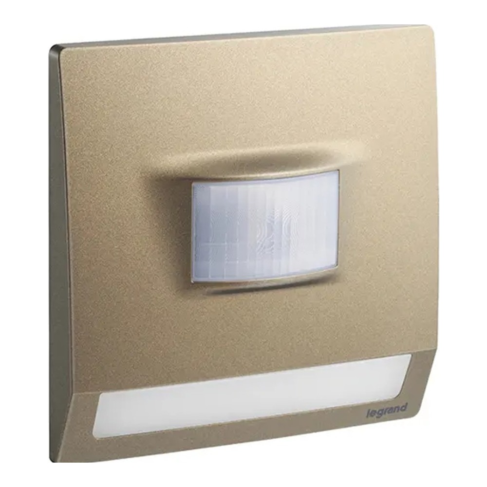 ليجراند - ضوء الدرج مع كاشف حركة Mallia Senses، مفرد، 100-250V، 230V، Dark Bronze