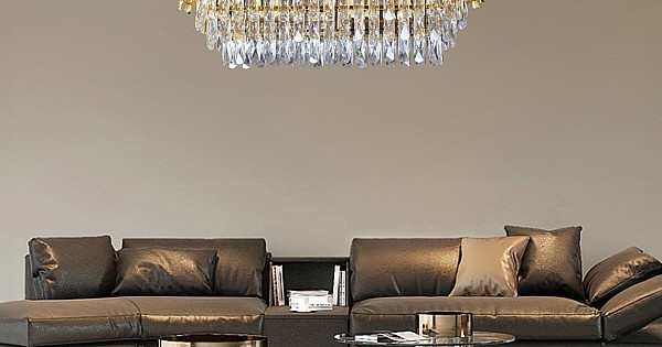 علاقي مودرن ذهبي E14*10 مقاس 800*300 ملم
