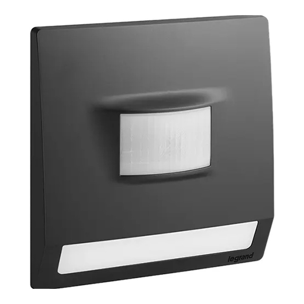 ليجراند - ضوء الدرج مع كاشف حركة Mallia Senses، مفرد، 100-250V، 230V، Matt Black