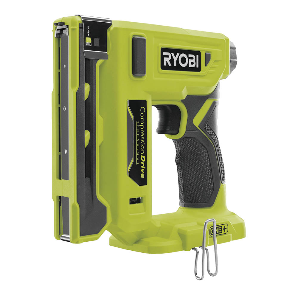 Ryobi Cordless Staple Gun 18V, 10mm Crown T50 Staples 6-14mm R18ST50-0