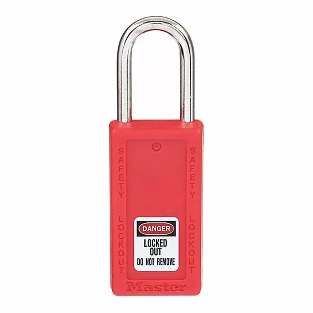 قفل ماستر لوك 411RED قطر القيد 1/4 بوصة