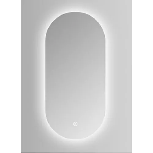 مراية بيضاوي 70*120 ليد 3 اضاءات