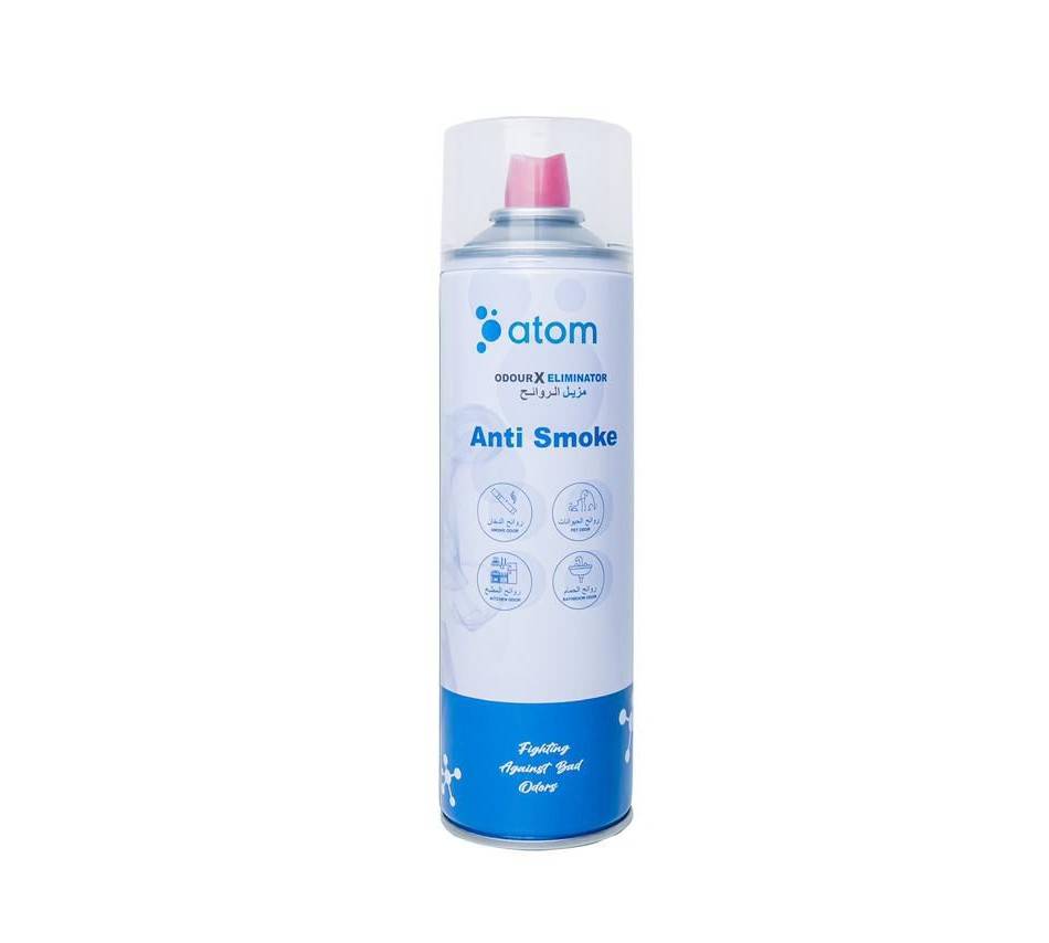 Atom Smoke and Odor Eliminator 600 ml Carton