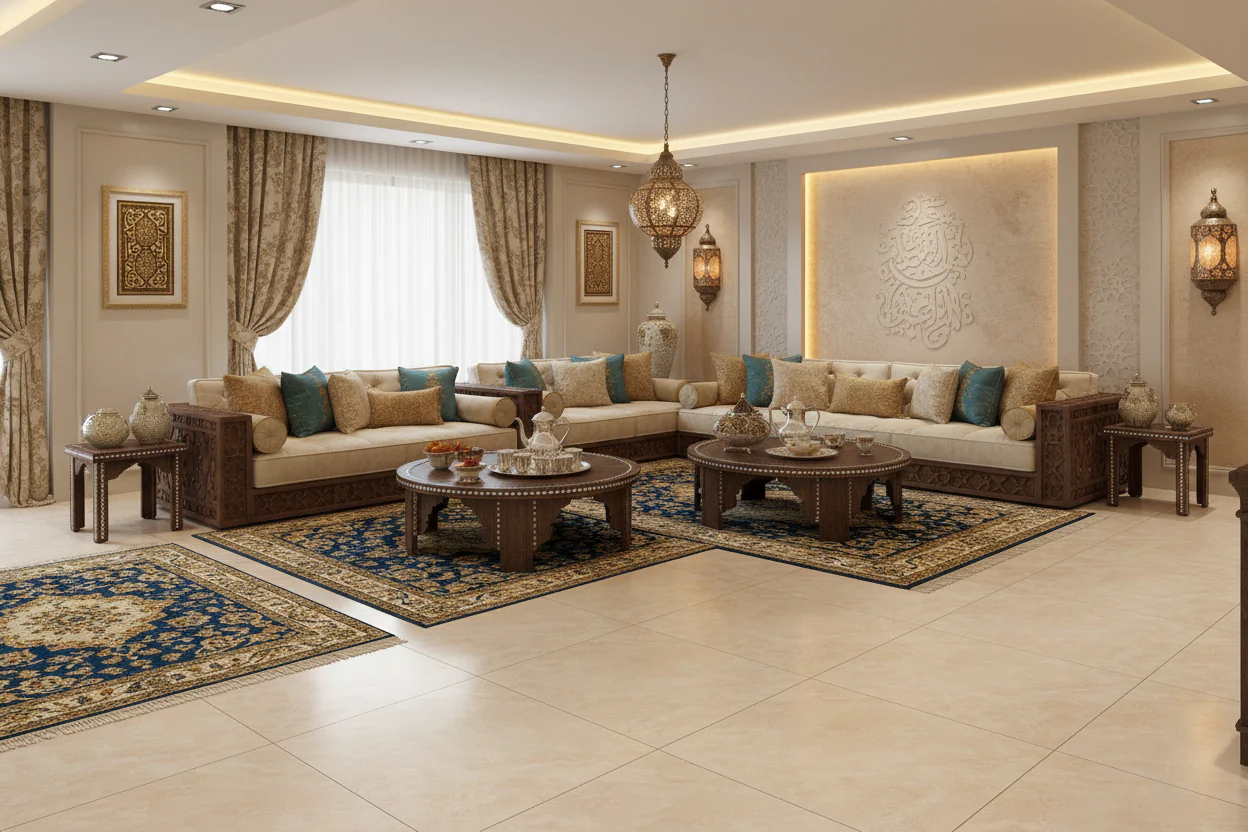 بورسلان ستون لاين ذهبي ماركة كورونا 60x60