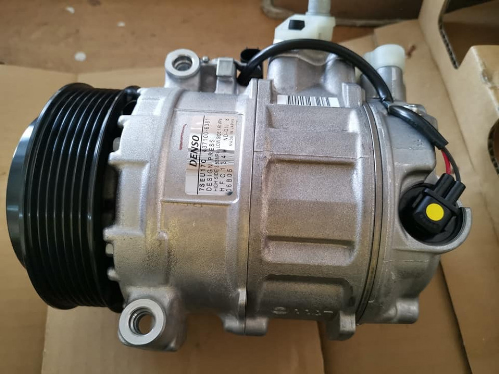 # 13157J كمبروسر مكيف مرسيدس   W211 W203 / COMPRESSOR MERCEDES W211 W203 7SEU17C 7PK 2005   مودل 2005 وفوق 120 ملم الكلتش 7 خط