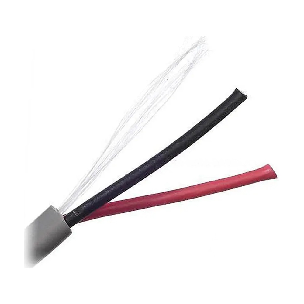 بلدن - كيبل تحكم - 2 خط - مقاس 18AWG - لون رمادي - 305 متر/اللفة - CU/PP/FR.PVC