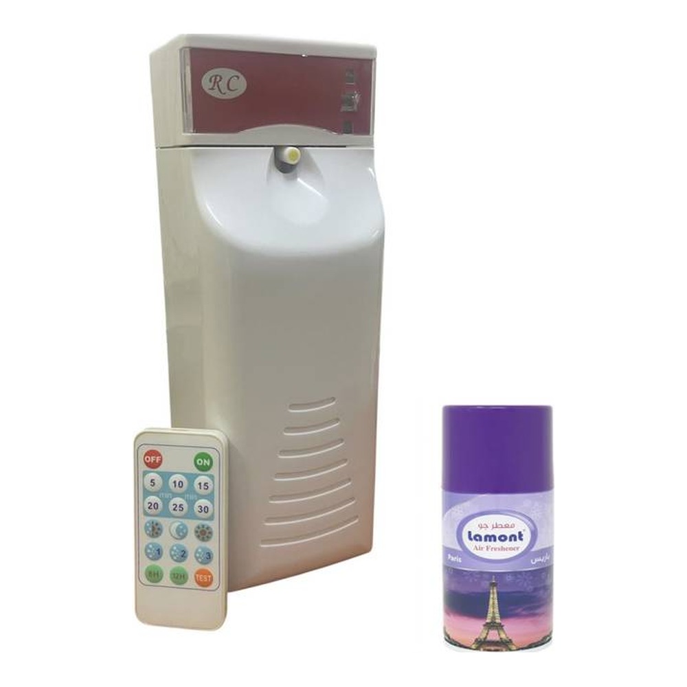 جهاز معطر جو اوتوماتيك مع ريموت  + 1 معطر لامونت مجانا