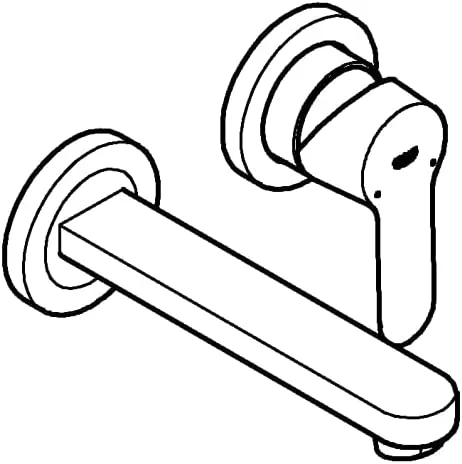 خلاط مغسلة جروهي مخفي باو ايدج GROHE
