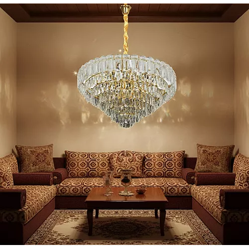 علاقي مودرن ذهبي E14*15 مقاس 800 ملم