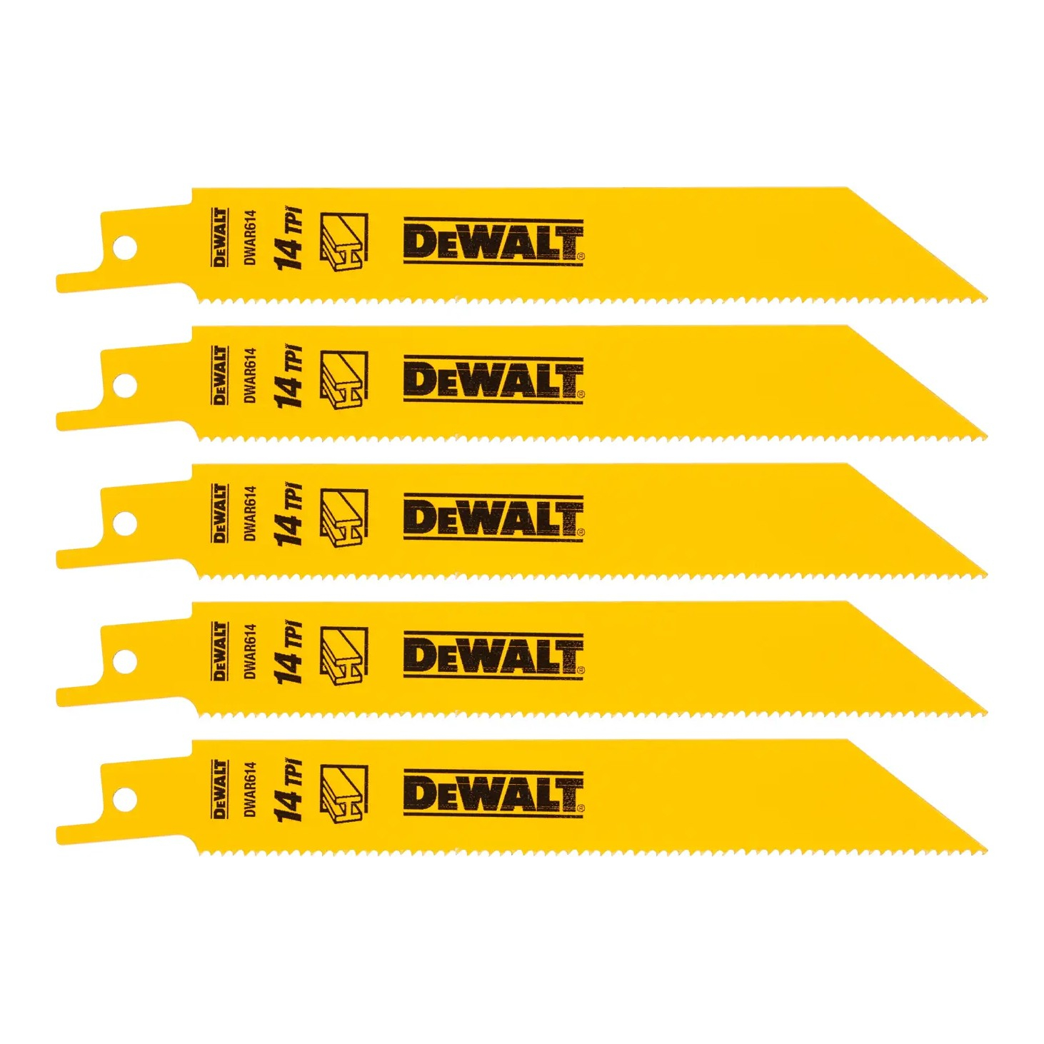 شفرة منشار ترددي DeWalt موديل DT2361 مقاس 152 مم حديد 3–8 مم